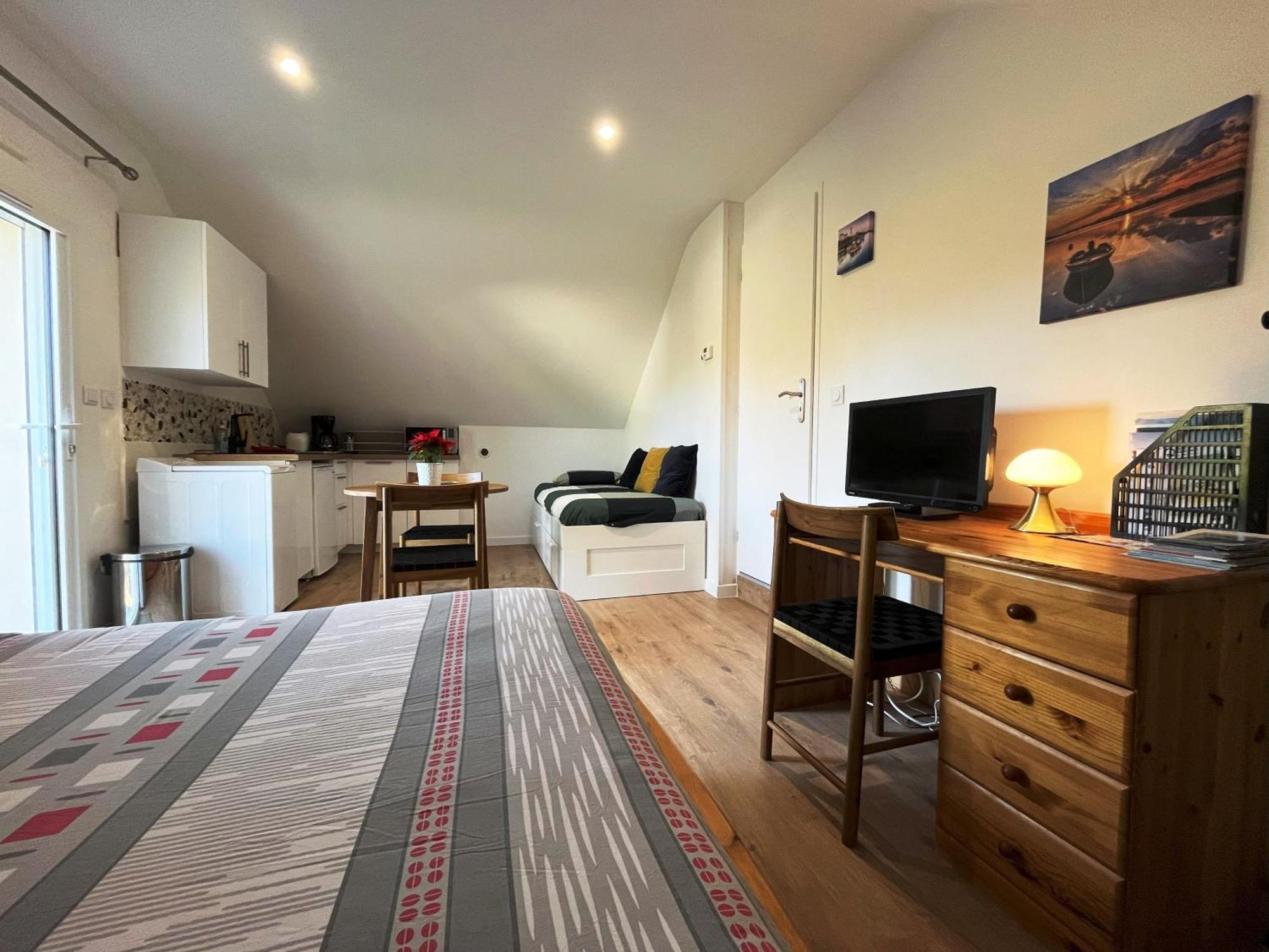 Lomener - La Goelette - 1 Appartement Avec 2 Chambres Et 2 Studios A 450M De La Plage Ploemeur Dış mekan fotoğraf